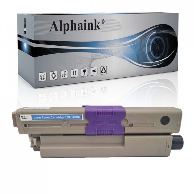 Toner OKI C310 BK 44469803 Nero Compatibile Toner OKI C310 BK 44469803 Nero Compatibile