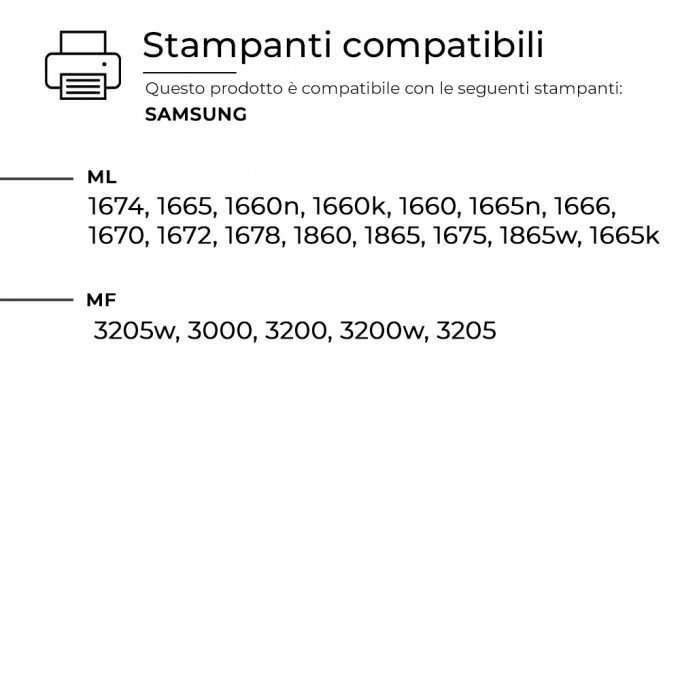 2 Toner Samsung MLT-D1042S SU737A Nero Compatibili 2 Toner Samsung MLT-D1042S SU737A Nero Compatibili