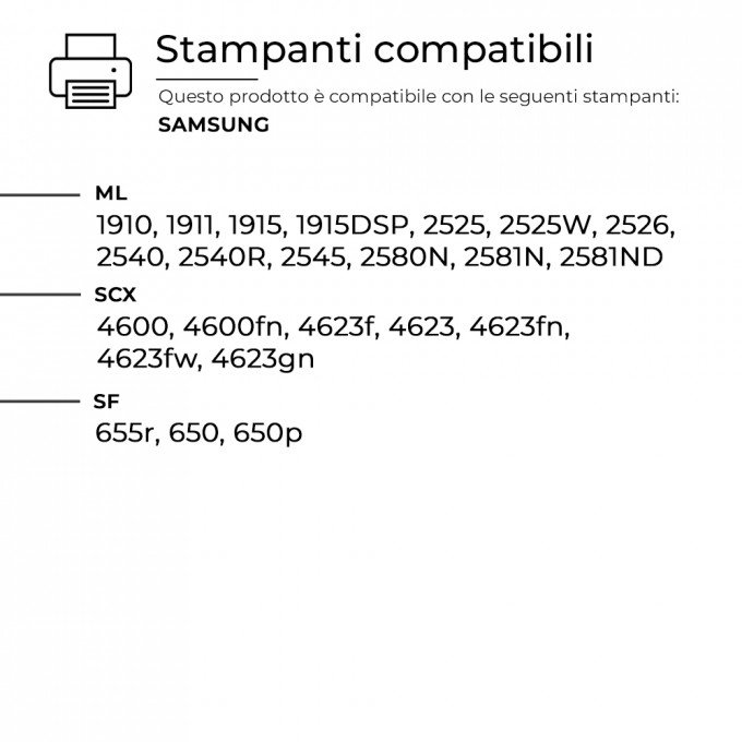 2 Toner Samsung MLT-D1052L SU758A Nero Compatibili 2 Toner Samsung MLT-D1052L SU758A Nero Compatibili