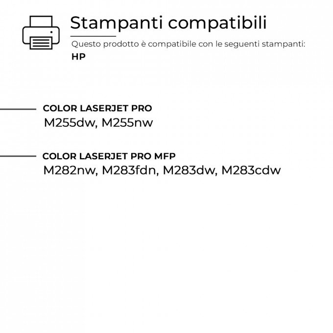 Toner Originale Rigenerato per HP W2212A 207A Giallo