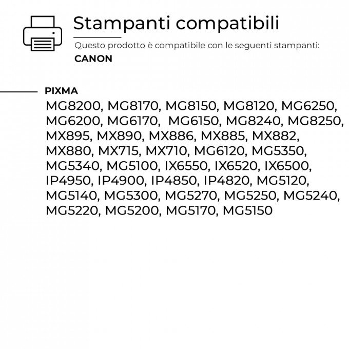 Cartuccia Canon CLI-526C 4541B001 Ciano CHIP Compatibile Cartuccia Canon CLI-526C 4541B001 Ciano CHIP Compatibile