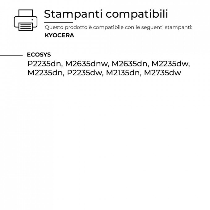 Toner Kyocera Mita TK-1150 1T02RV0NL0 Nero Compatibile Toner Kyocera Mita TK-1150 1T02RV0NL0 Nero Compatibile