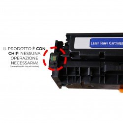 4 Toner HP W2030A-3A 415A Nero + Colori con CHIP Compatibili 4 Toner HP W2030A-3A 415A Nero + Colori con CHIP Compatibili