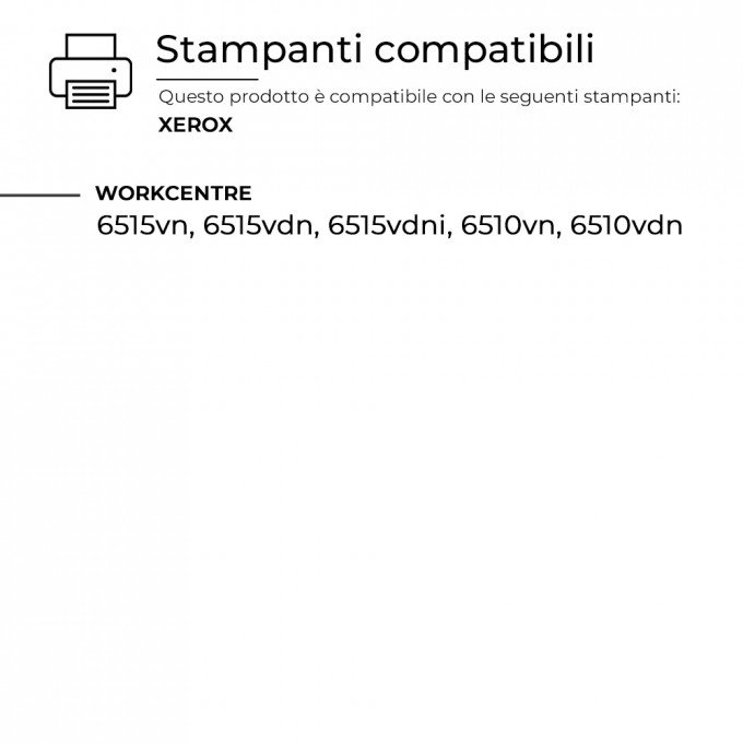 Toner Xerox X6515-Y 106R03479 Compatibile Toner Xerox X6515-Y 106R03479 Compatibile