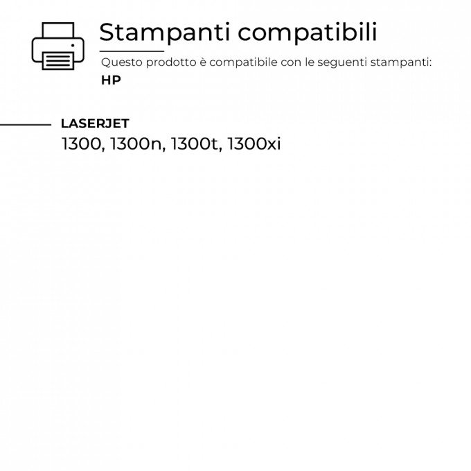 Toner HP Q2613A 13A Nero Compatibile Toner HP Q2613A 13A Nero Compatibile