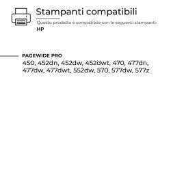 Cartuccia HP 973X L0S07AE Nero Compatibile Cartuccia HP 973X L0S07AE Nero Compatibile