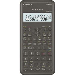 Calcolatrice Scientifica Casio FX-82MS 2a Ed. - Schermo LCD a 2 Righe - 240 Funzioni Integrate - 8 Memorie Variabili - Calcolo Percentuale - Alimentazione: 1 Batteria AA Calcolatrice Scientifica Casio FX-82MS 2a Ed. - Schermo LCD a 2 Righe - 240 Funzioni Integrate - 8 Memorie Variabili - Calcolo Percentuale - Alimentazione: 1 Batteria AA