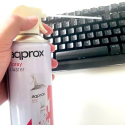 Bomboletta Spray Aria Compressa per la Pulizia di Notebook, Stampanti e Device con Cannuccia per Pulizia Precisa e Delicata Bomboletta Spray Aria Compressa per la Pulizia di Notebook, Stampanti e Device con Cannuccia per Pulizia Precisa e Delicata