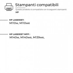 Toner rigenerato da originale HP W1420A 142A Nero